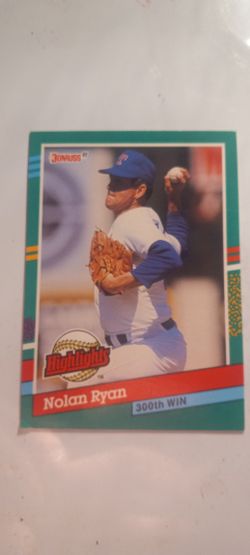 NOLAN RYAN 1990-91 DONRUSS "ERROR" 