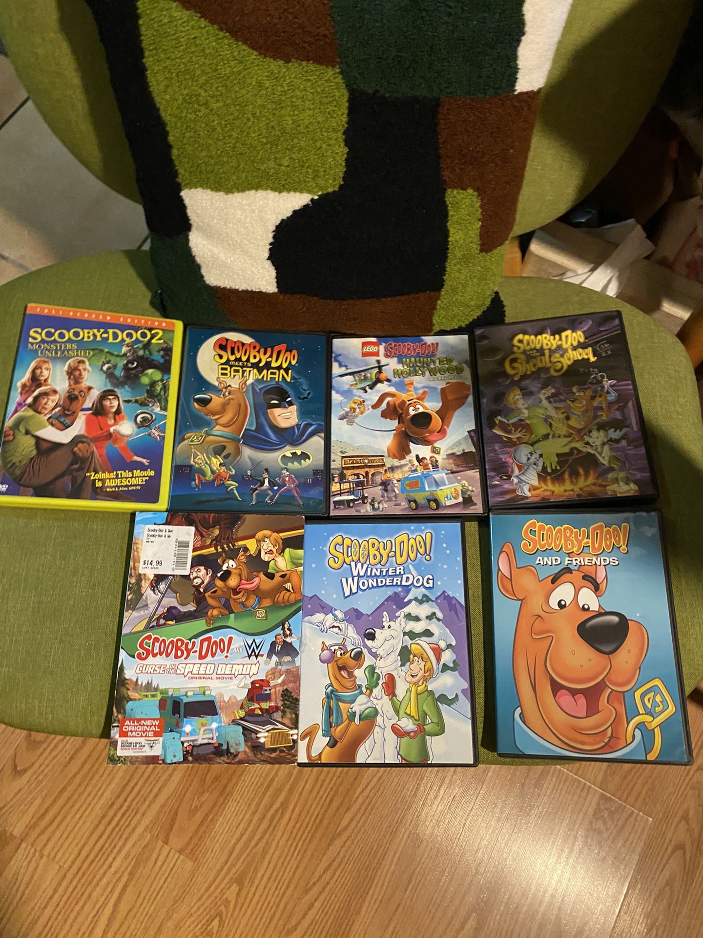 7 Scooby Doo DVD’s 