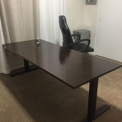 Expandable Office Desk & Custom Marble Top(150pounds)