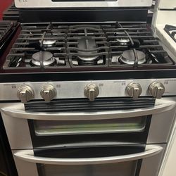 Lg five burner double oven