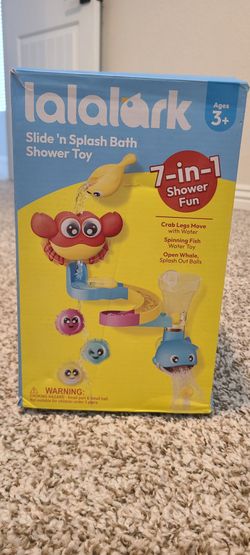 Lalalark Slide 'n Splash Bath Shower Toy
