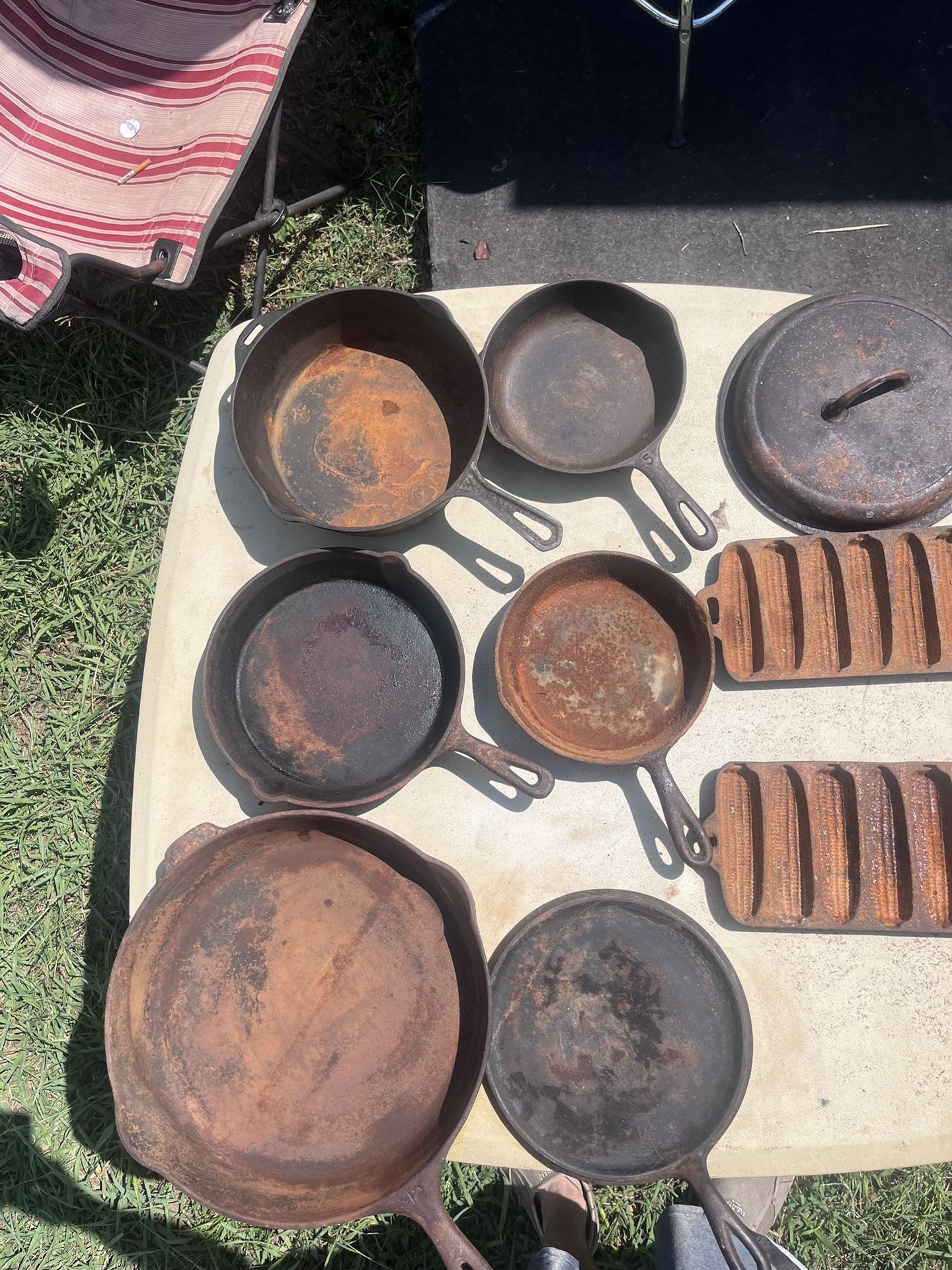 Old Cast Iron Set