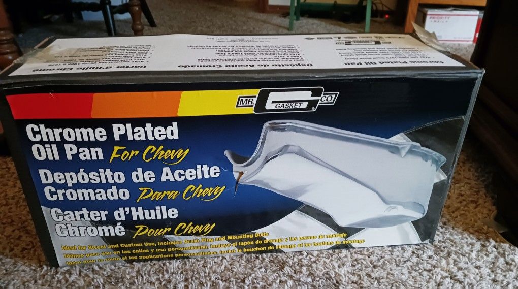 CHROME OIL PAN 350 & 305 GM MOTORS