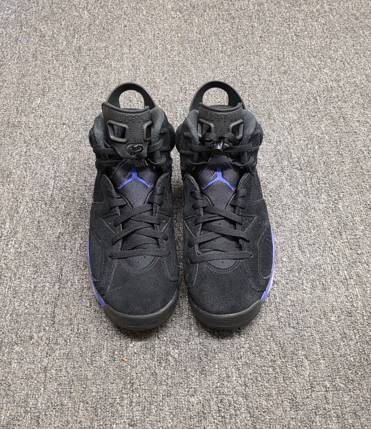 Nike Air Jordan 6 Retro Aqua CT8529-004 Black Purple Men’s Size 8.5