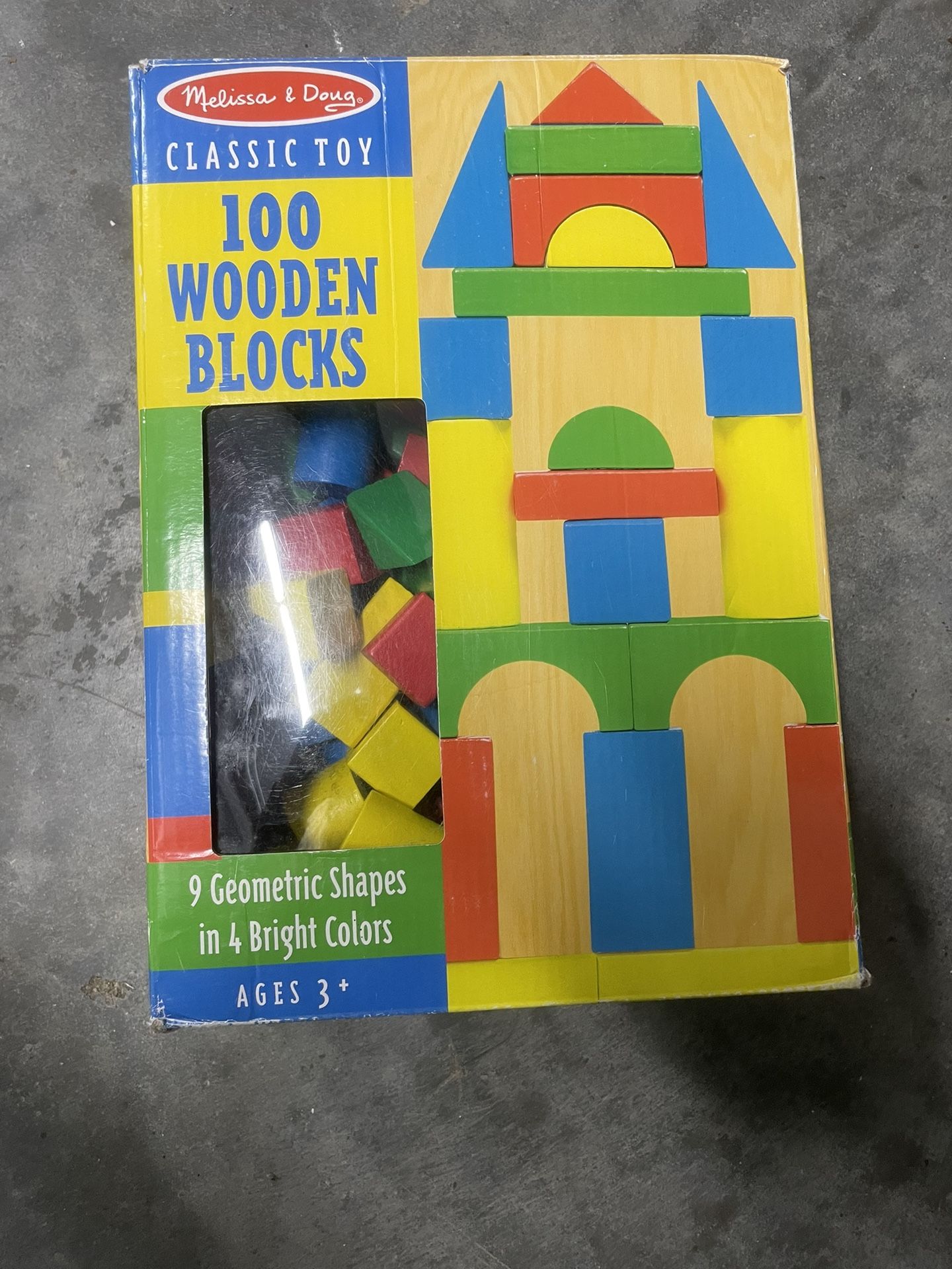 100 Piece Wooden Blocks Melissa & Doug