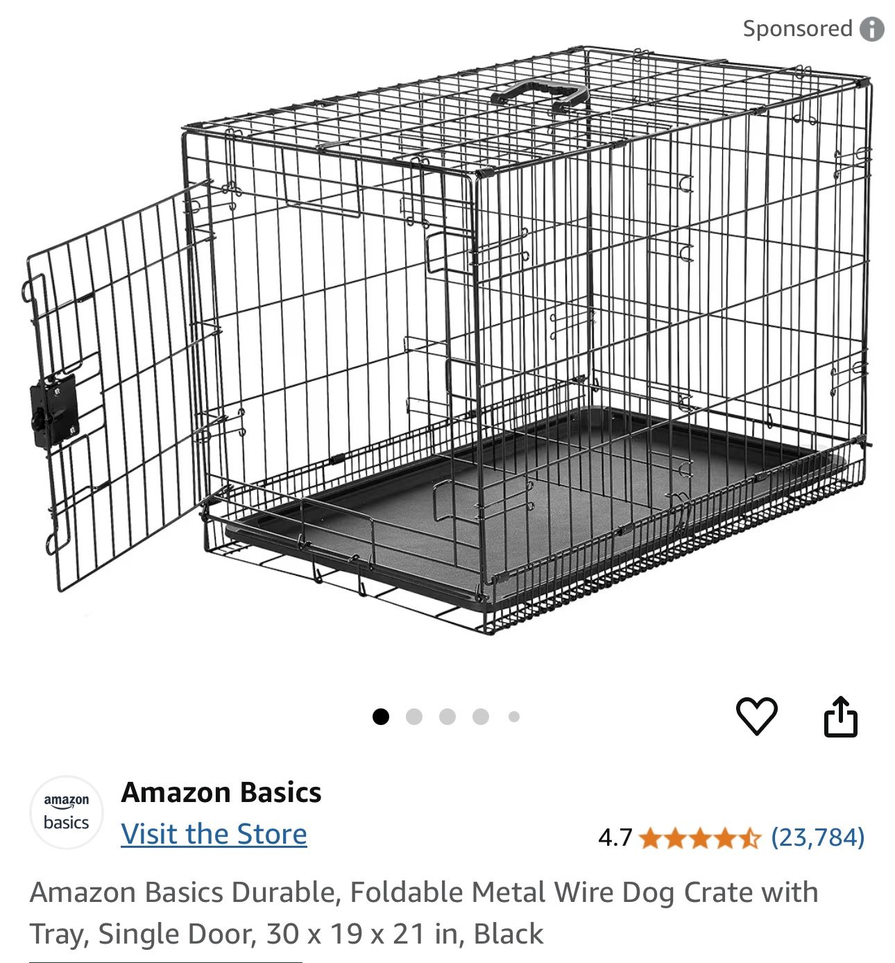 Dog Crate (or Cage)