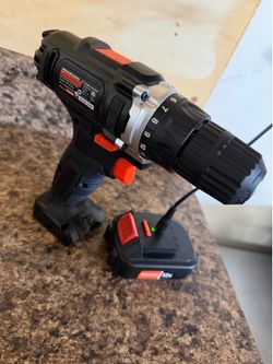 WARRIOR 12V CORDLESS 3/8 DRILL WITH BATTERY AND CHARGER