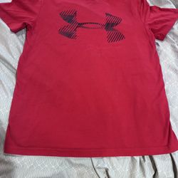 Under Armour Boys XL Red Graphic T-Shirt 