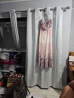 New/Unworn Maxi Dress - Multi Color, Pink, Gray, White, Black