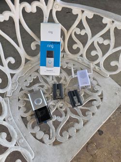 Ring door camera/chime/xtra battety
