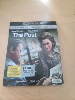 4k Ultra HD The post with slip cover