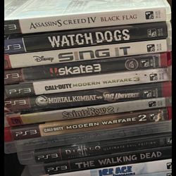 PS 3 Games $5-$10