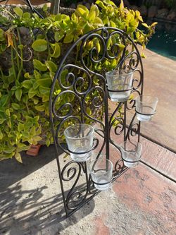 Metal Wall Candle Holder