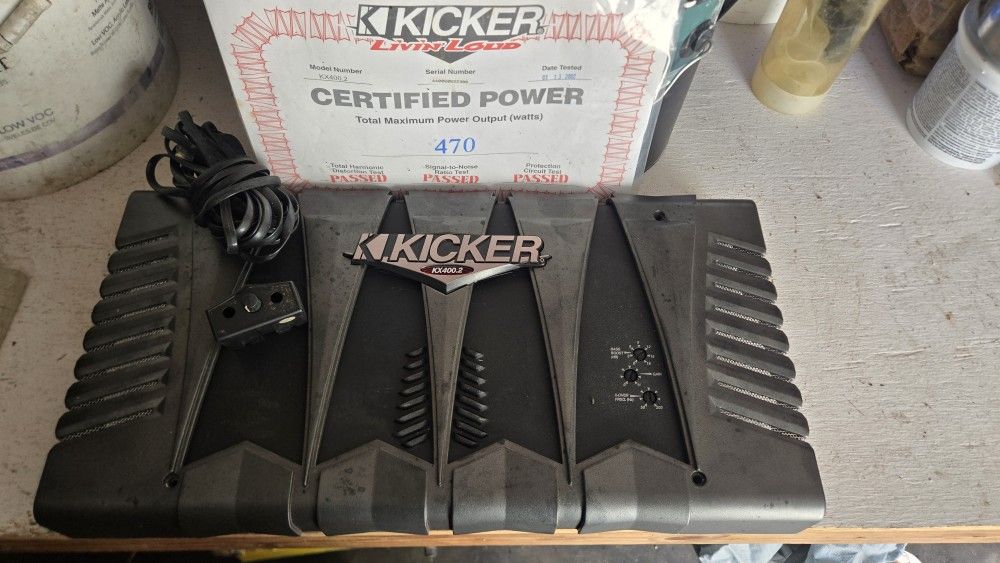 KICKER KX400.2 AMPLIFIER