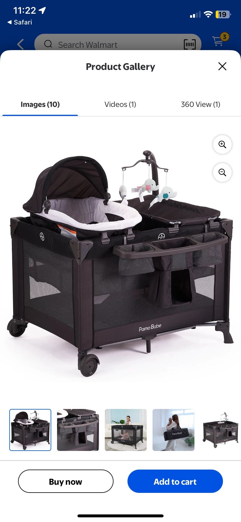 Playard With Bassinet And Changing Table