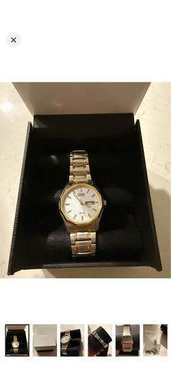 Citizen two toned gold and silver watch