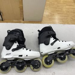 $175 Powerslide Next 100 Black And White Roller Skates 