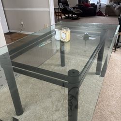 Beautiful Glass Dining Room Table And Chairs