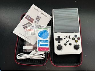 R36MAX, Retro Game Handheld Console White, 2026 Model