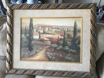 Framed art piece