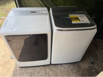 Samsung washer and dryer electric set 30 day  warranty delivery available or pick up in west dallas