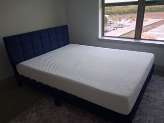 Queen Bed Frame + Mattress $220