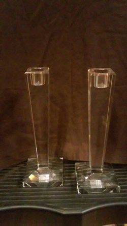 Crystal Candlesticks