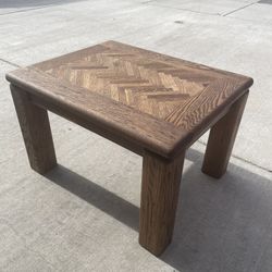 Refurbished Hardwood Custom Design Table 