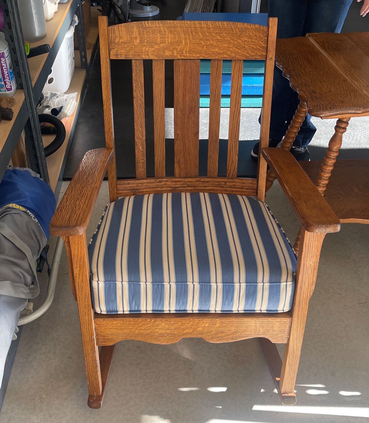 Beautiful Antique Oak Rocking Chair