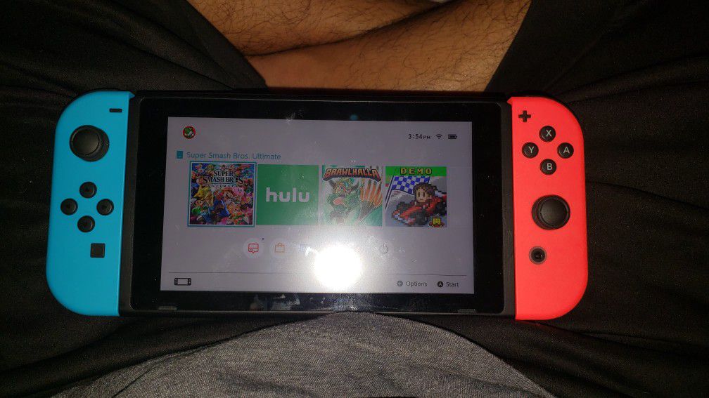 Nintendo switch with smash bros ultimate