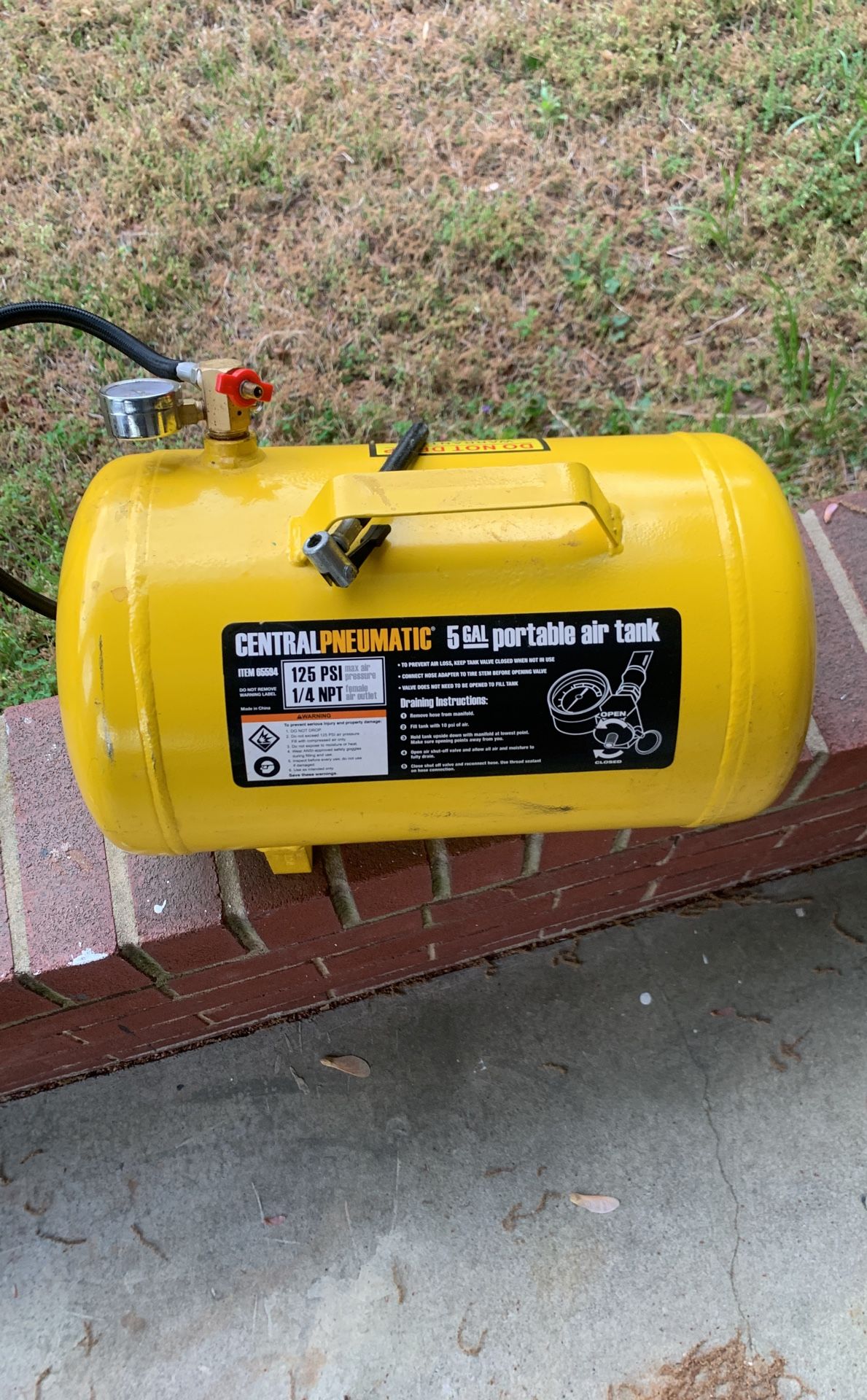 5 Gallon Portable Air Tank
