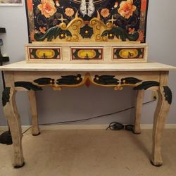 Hand-Made Desk & Stool/Mini Table