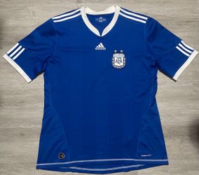 Adidas Argentina 2010 World Cup Away Kit Jersey Men’s Size Large