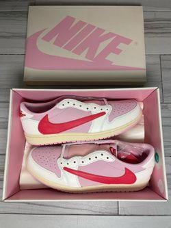 Air Jordan 1 Low OG x Travis Scott Sail Pink