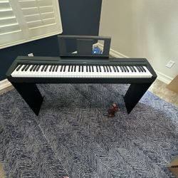 Yamaha P-45LXB Digital Piano With Stand and Bench Black