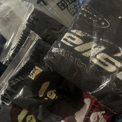 Bape Tees, HS Hoodies, Designer Jeans
