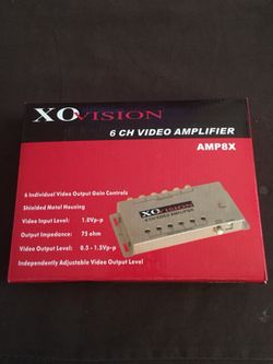New xo vision video 6ch video amplifier