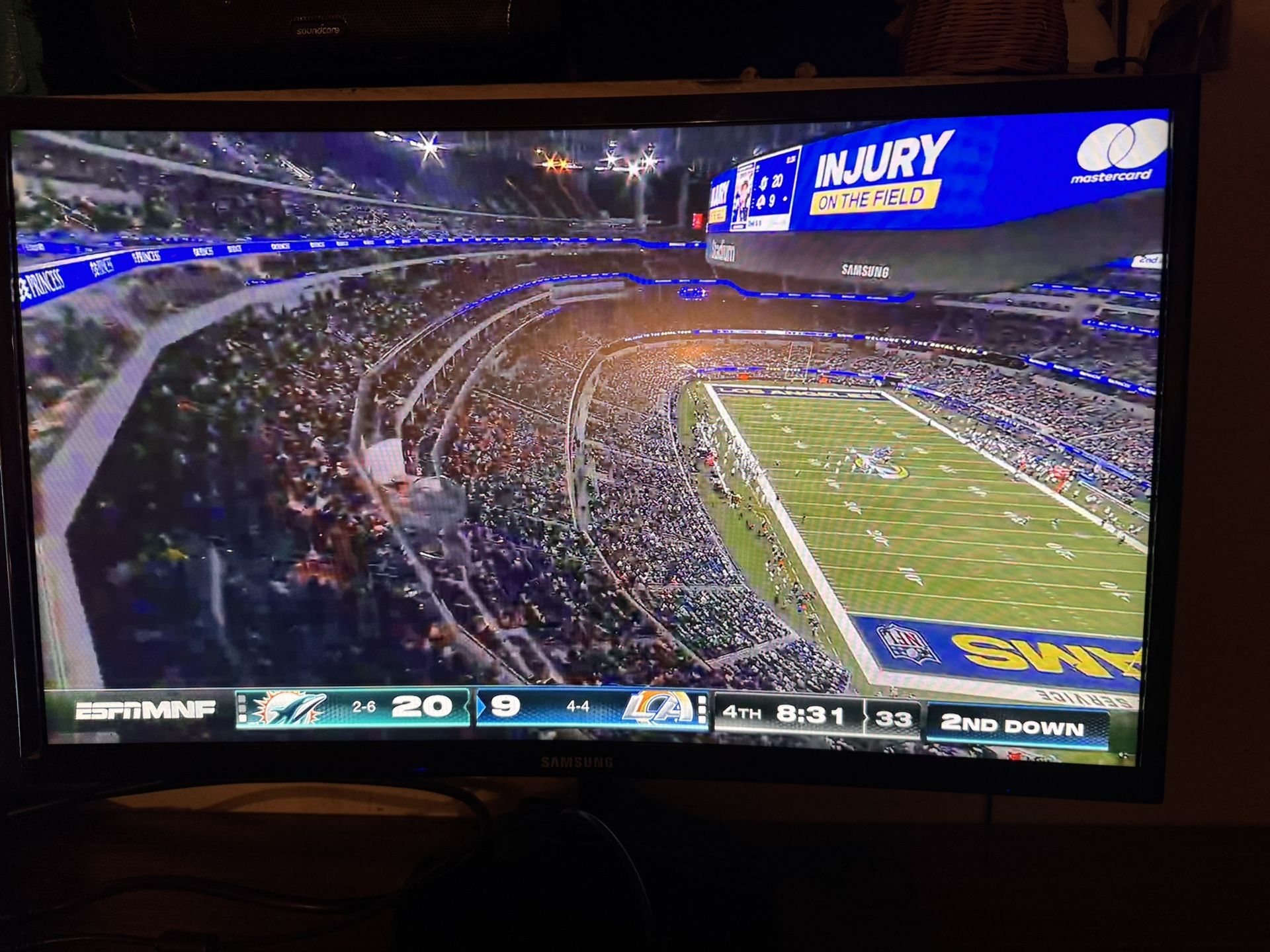 Samsung 24in  Curved Monitor 60hz