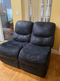 Black Loveseat Section