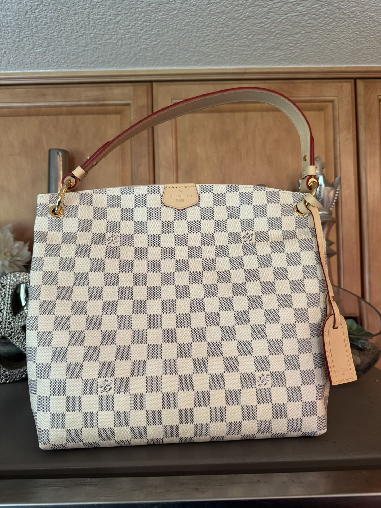 LV Graceful PM Damier Azur Hobo Bag