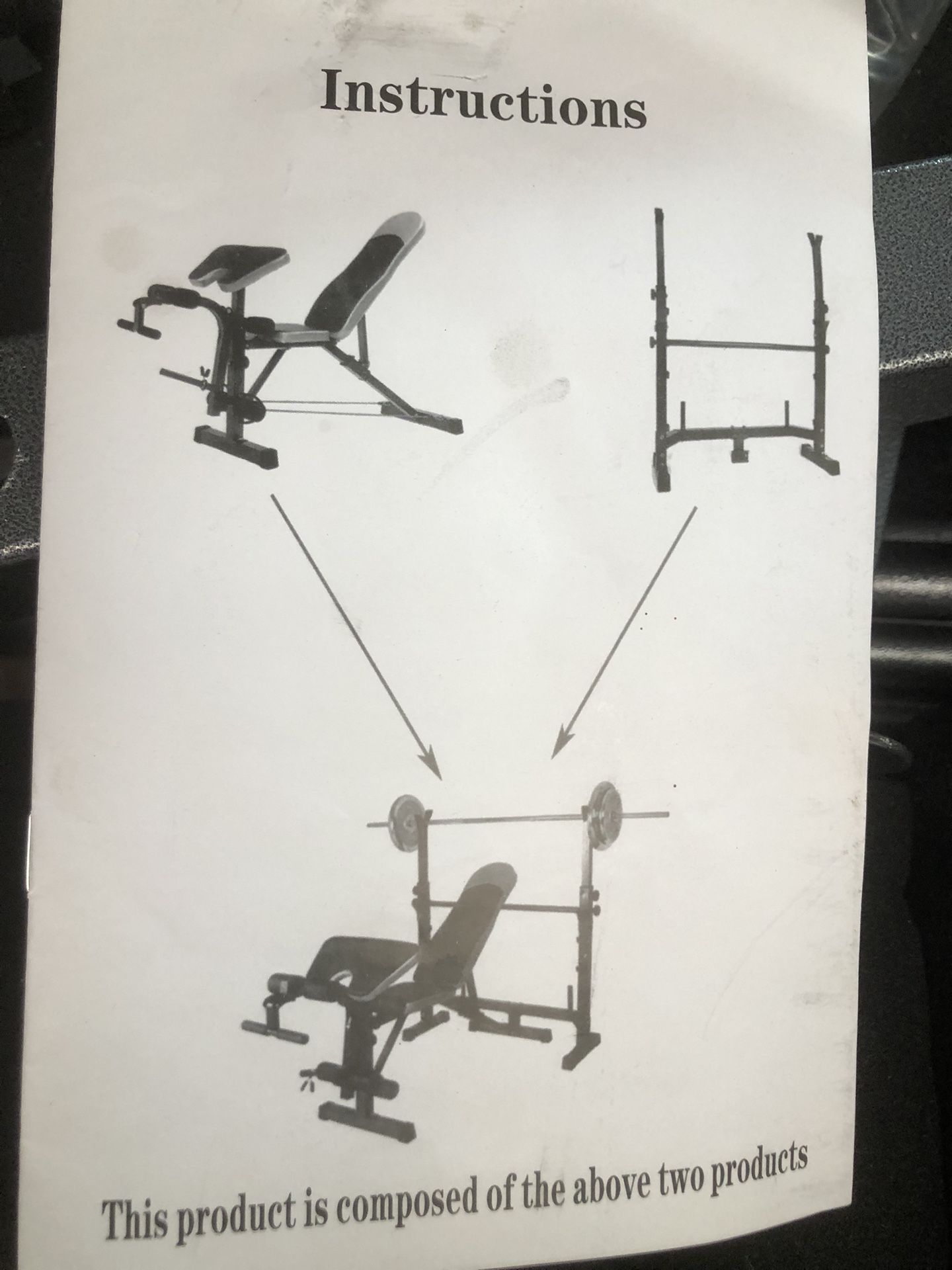 Weight Bench and Squat Rack