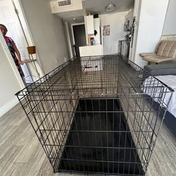Folding metal wire cages48 inches, for large dogs