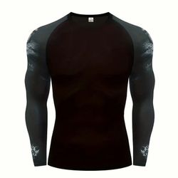 Camisetas De Compresion De Secado Rápido Para Hombre Talla L