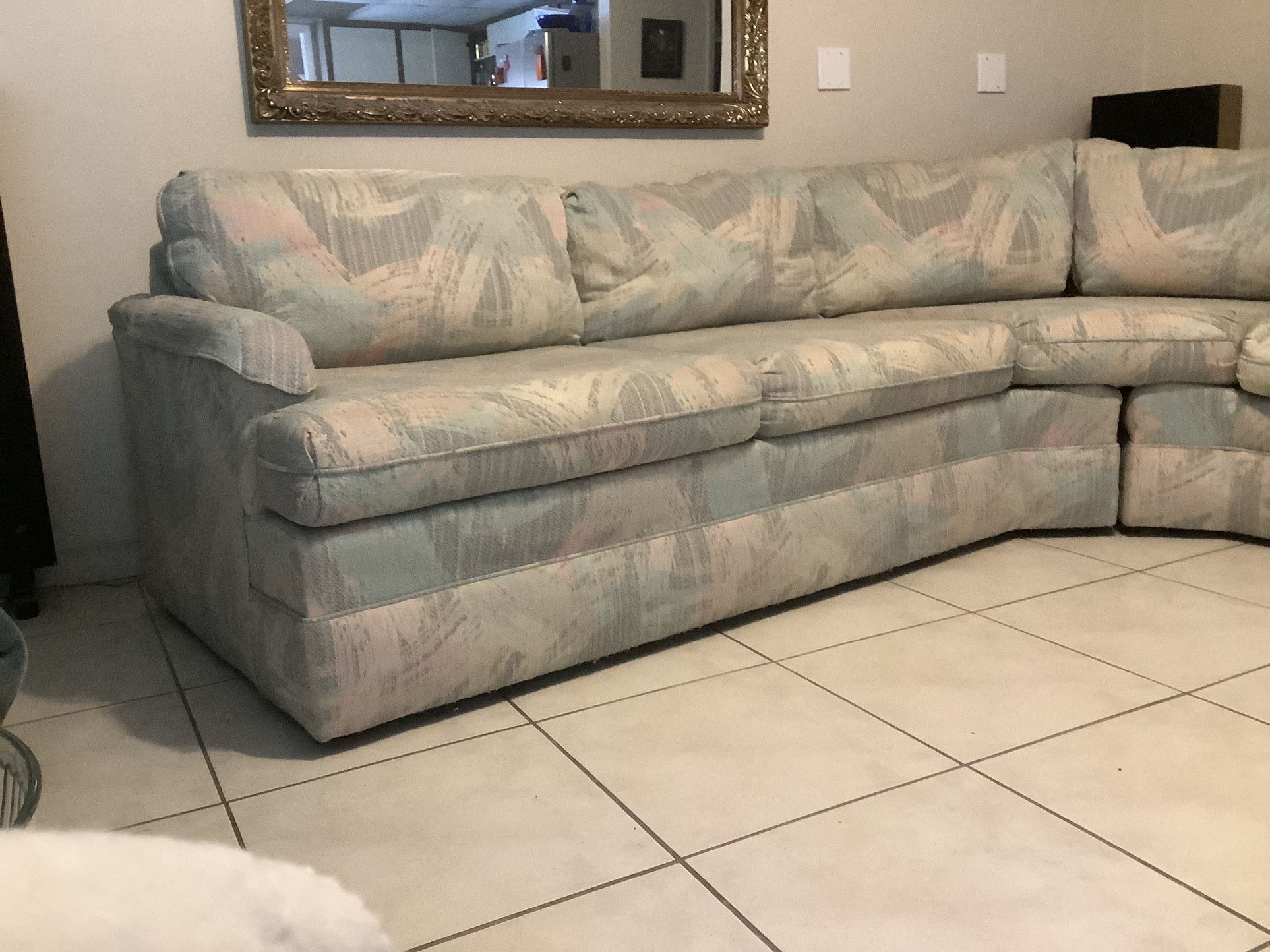 2 Pc Corner Sectional With Pull Out Queen Bed