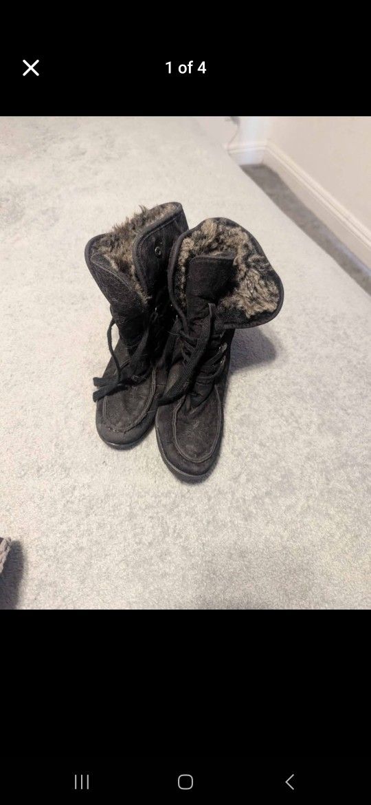 Faux Fur Boots