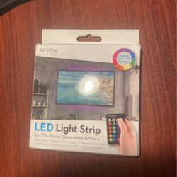 led light strip tv room decoration