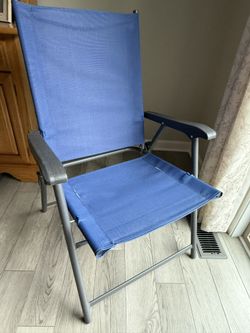 Blue Folding Chair