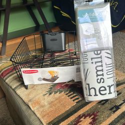 Brand New Dish Drainer And Family Wall Stickers /docore