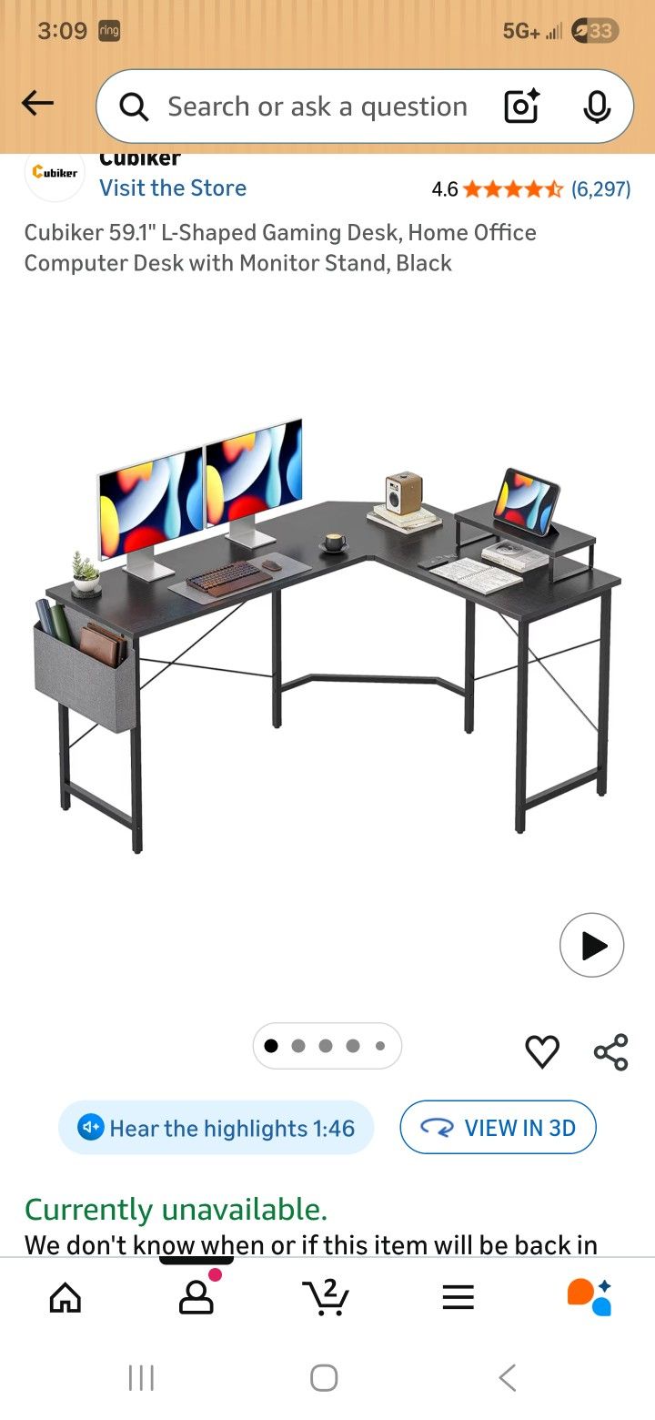 L Shaped Desk