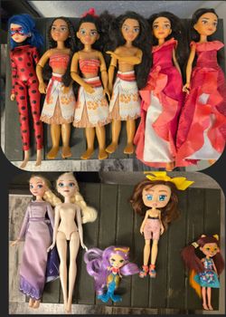 Disney Dolls ($3 each/all $25)